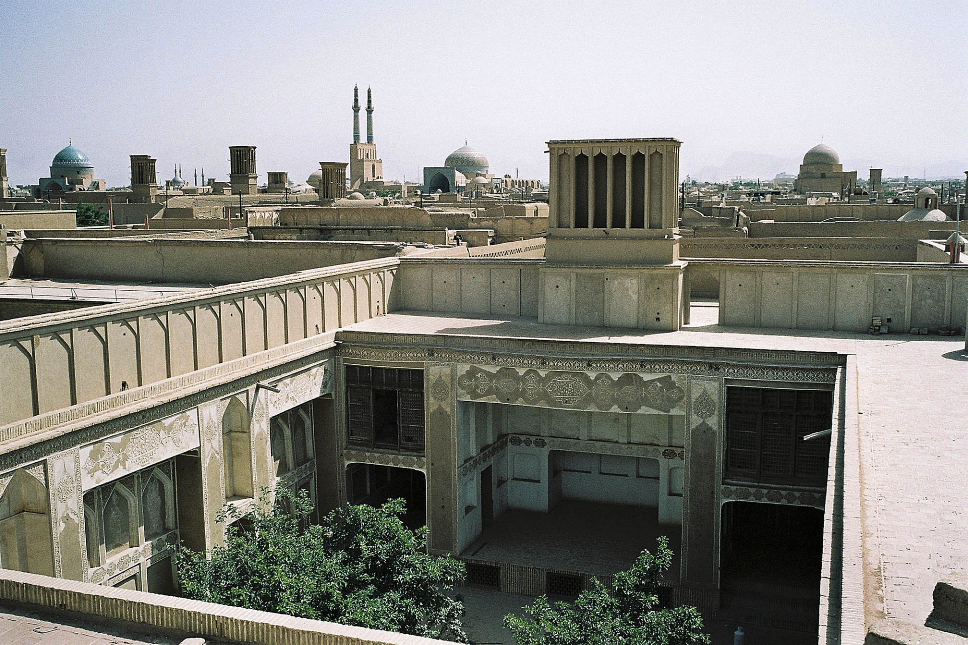 Des toits de Yazd